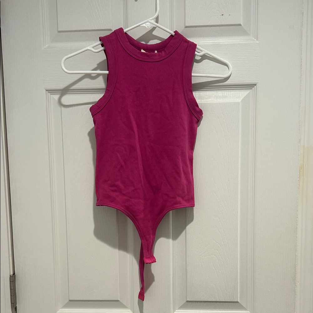 Sleeveless Pink Bodysuit